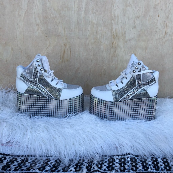 YRU Qozmo Disco Flatform Shoes - Picture 3 of 8